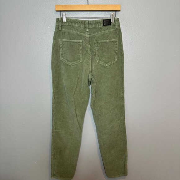 BDG URBAN OUTFITTERS high rise mom cord pants in forest green size 27 - Picture 6 of 7